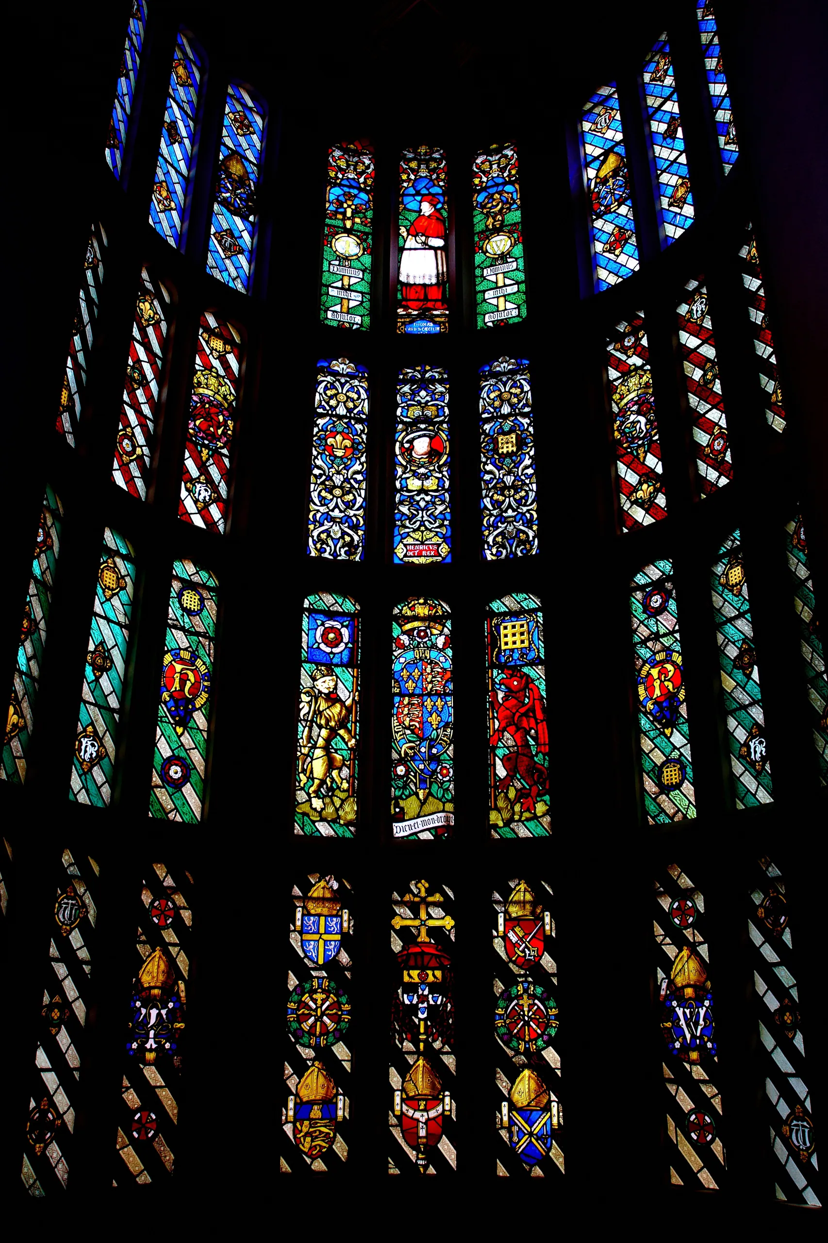 Stained Glass in Henry VIII's Privy Chambers