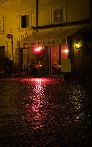 Osteria del Gallo and Reflection, Centro Storico, Rome