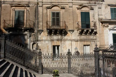Piazza del Duomo Detail - Ragusa Ibla, Sicily