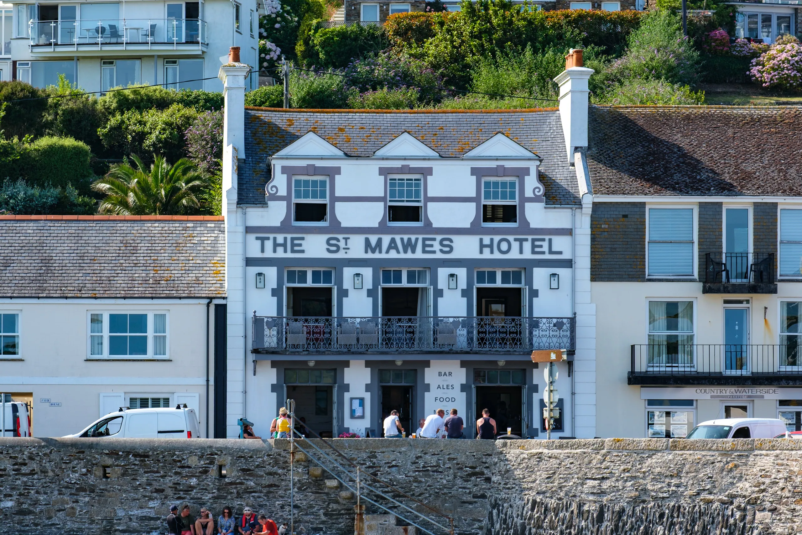 St Mawes Hotel from the Water