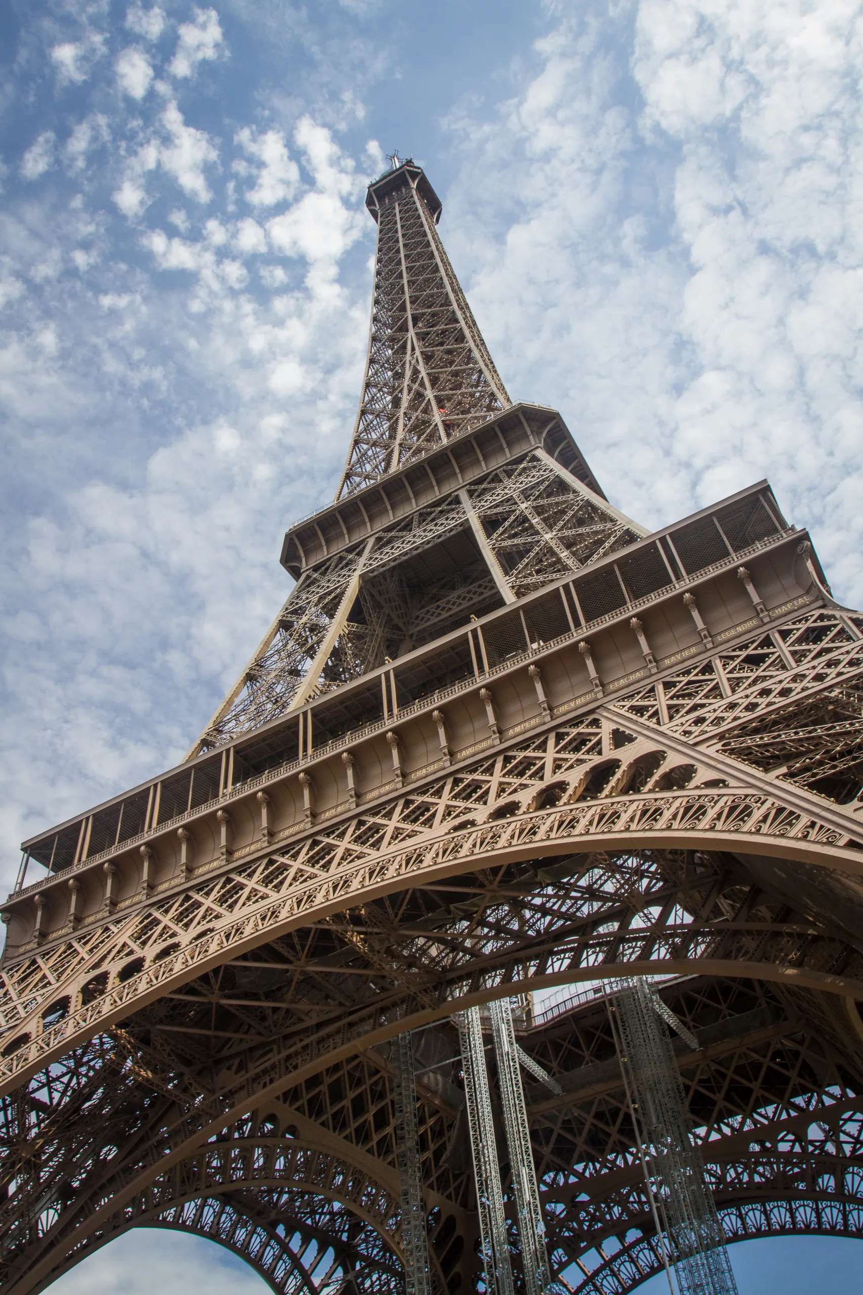 Eiffel Tower from Below