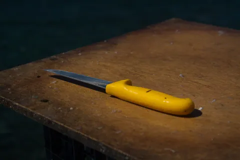 Squid knife, Ammoudi Bay, Oia, Santorini