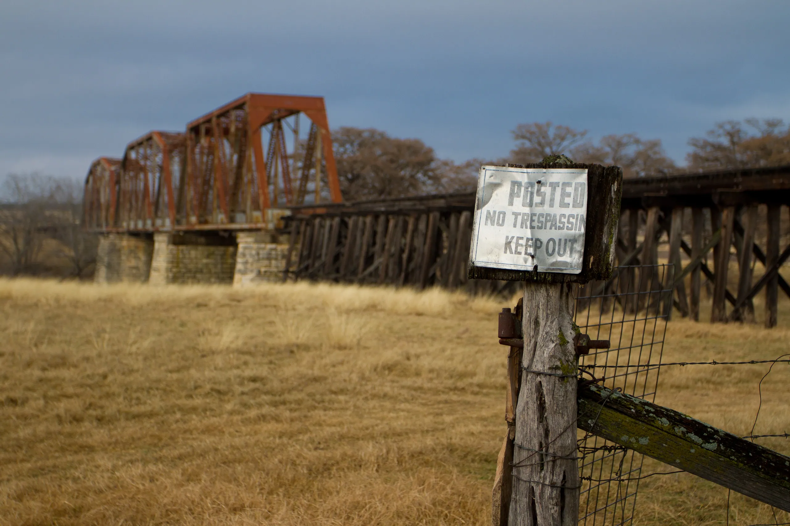 No Trespassing, James Kiehl River Bend Park