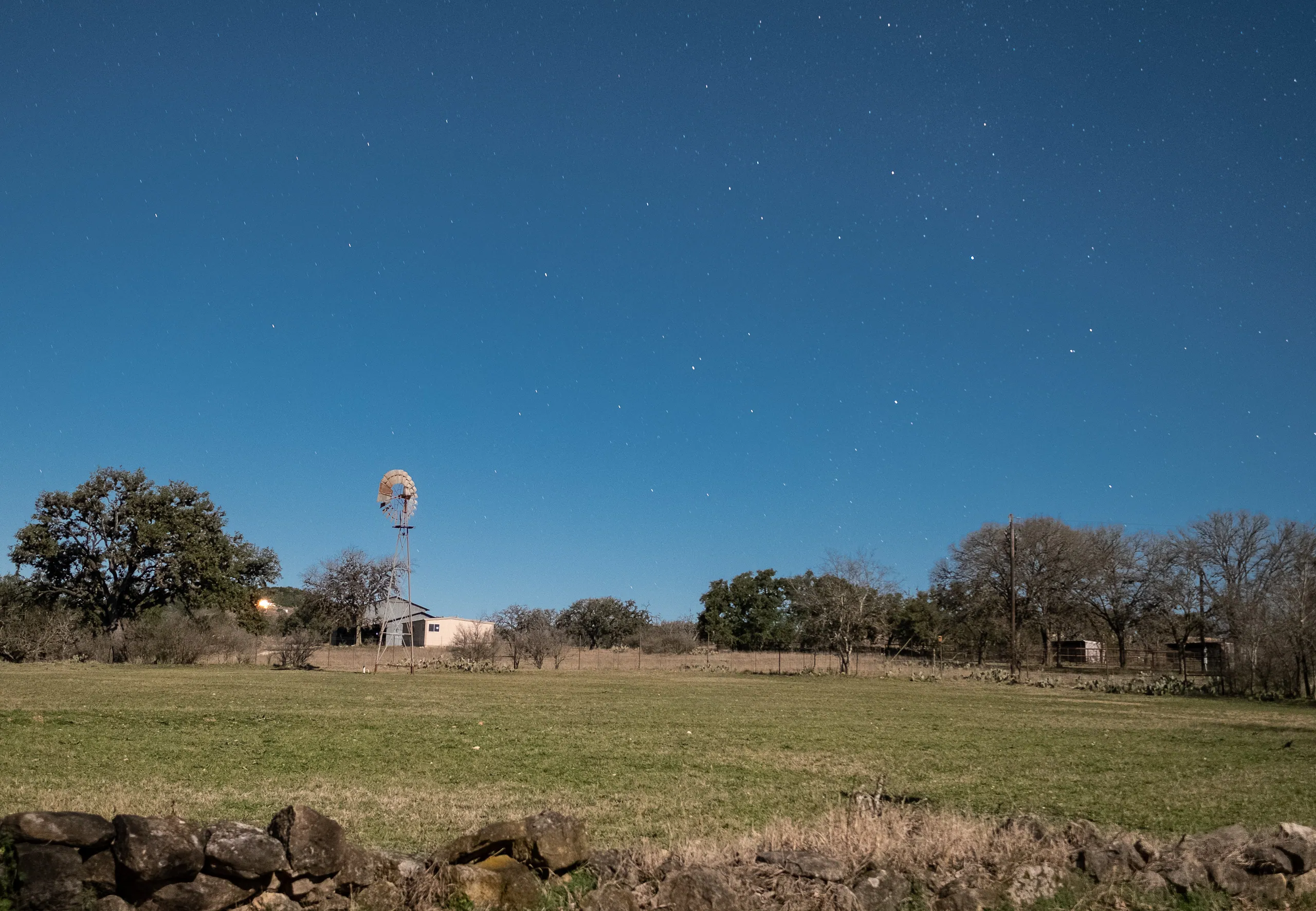 Canyon Wren Ranch by Moonlight