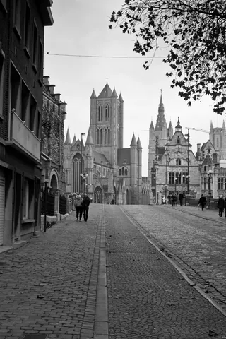 St-Michielshelling Bridge into Ghent