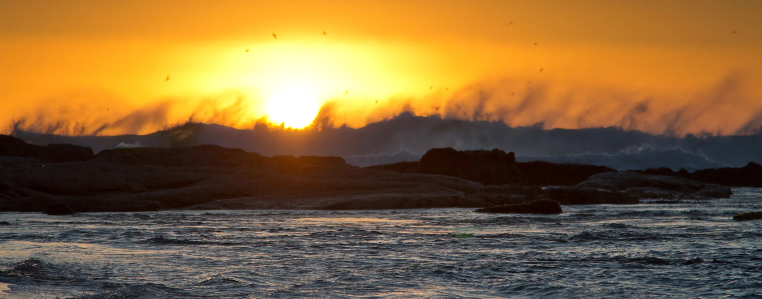 Sunset on Camps Bay Shoreline