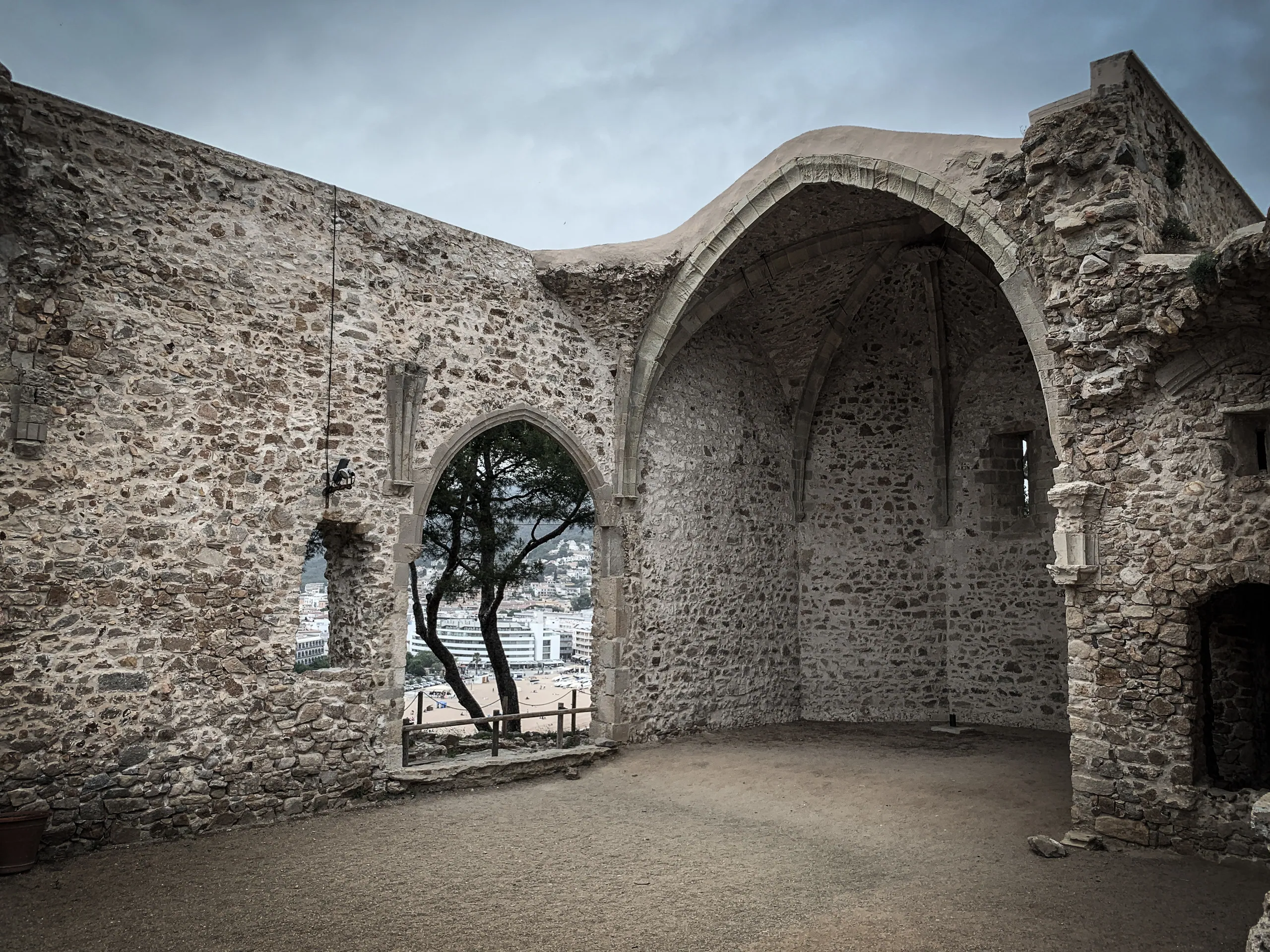 Old church above Tossa de Mar