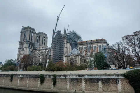 Notre Dame repairs underway