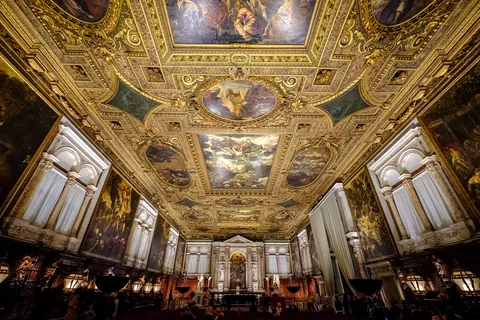 Ceiling of the Scuola Grande di San Rocco