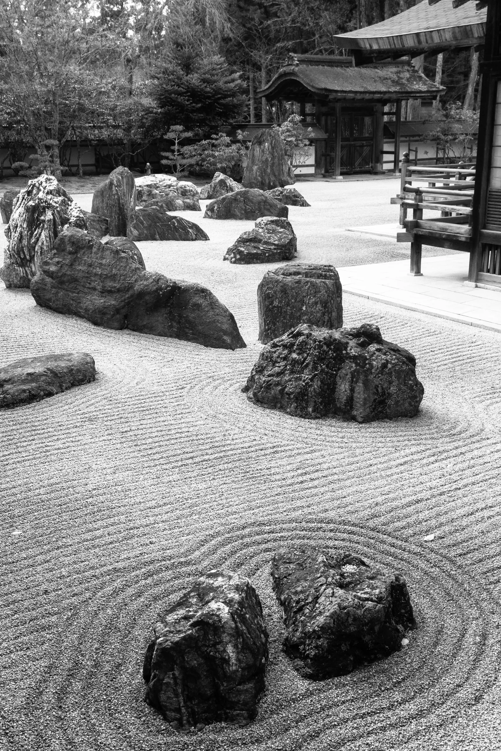 Rock Garden, Kongobu-ji Temple, Koya-san