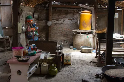 Yam Lady's House, Candirejo Village, Borobudur
