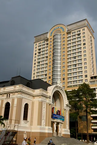 The Opera House and the Caravelle Hotel