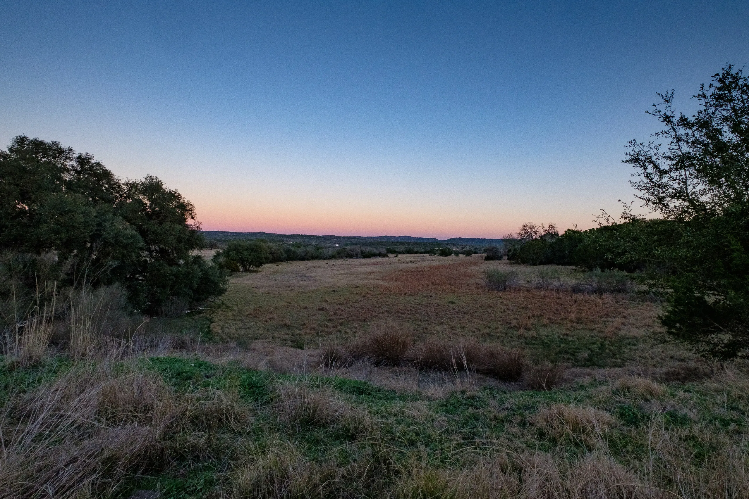 Sunset over Canyon Wren Ranch