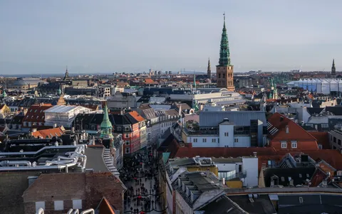 Copenhagen from the Round Tower